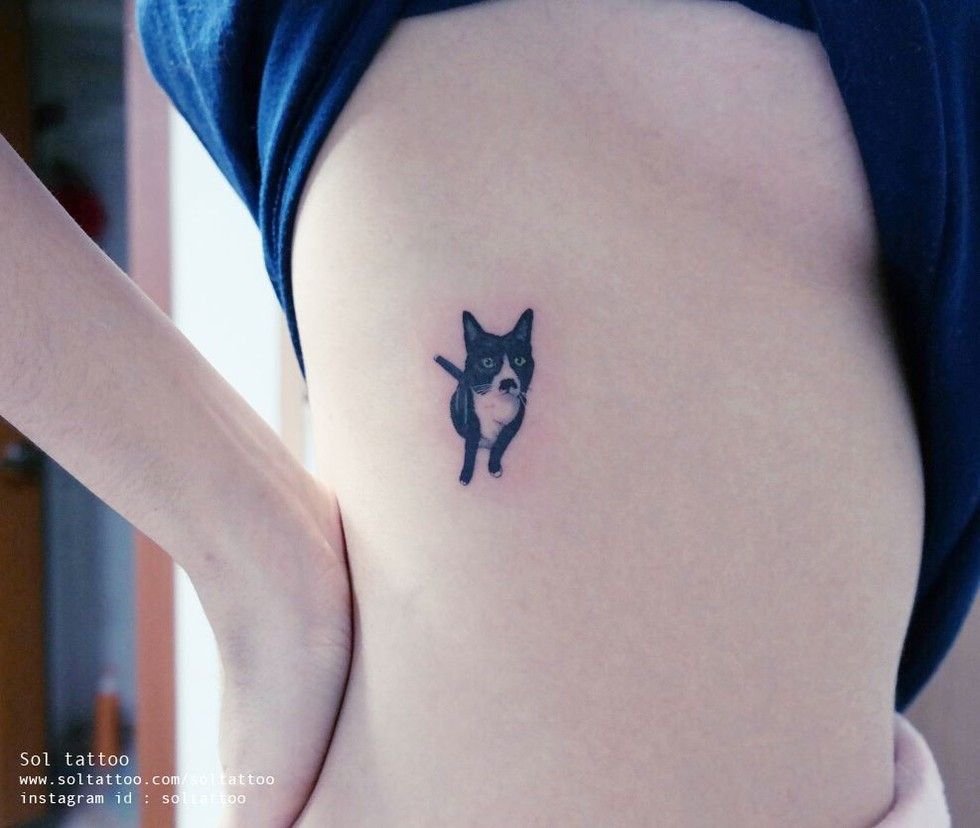 cat tattoo