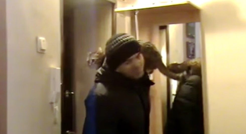 cat won't human go without him