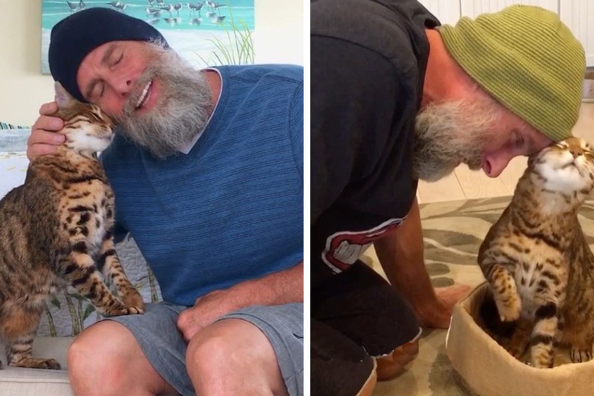 Cat Dad and His 'Son' Of 14 Years Share Incredible Bond In These Beautiful Moments...