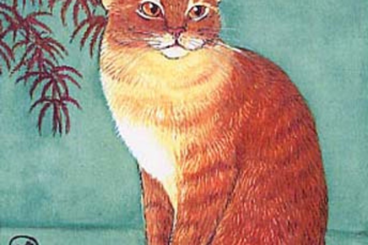Mythical, Ancient Cultural Cat Paintings