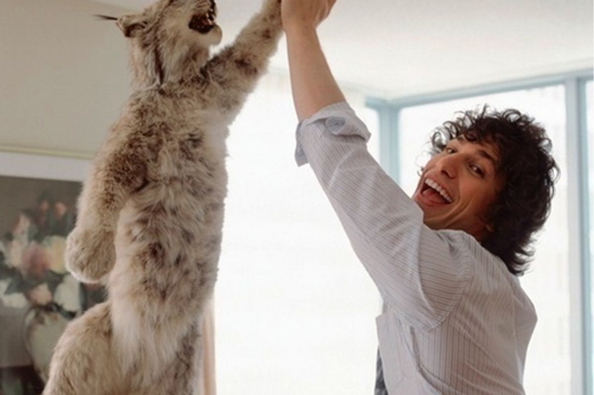 Bobcat High Fiving Andy Samberg