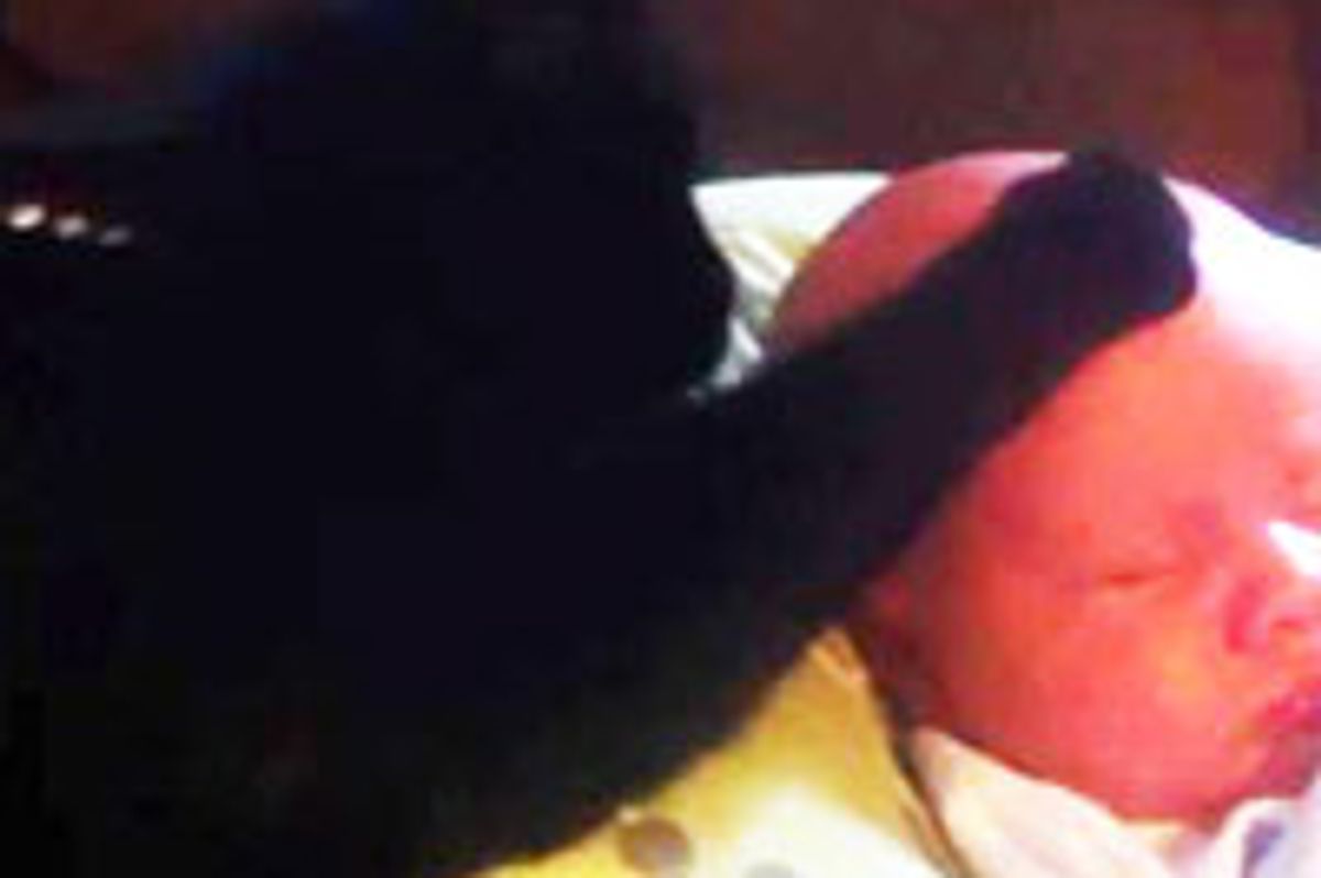 Kitty Soothing Hooman Baby to Sleep