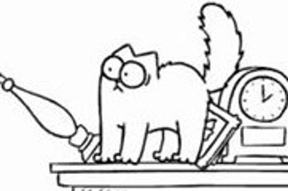Simon's Cat in 'Shelf Life'