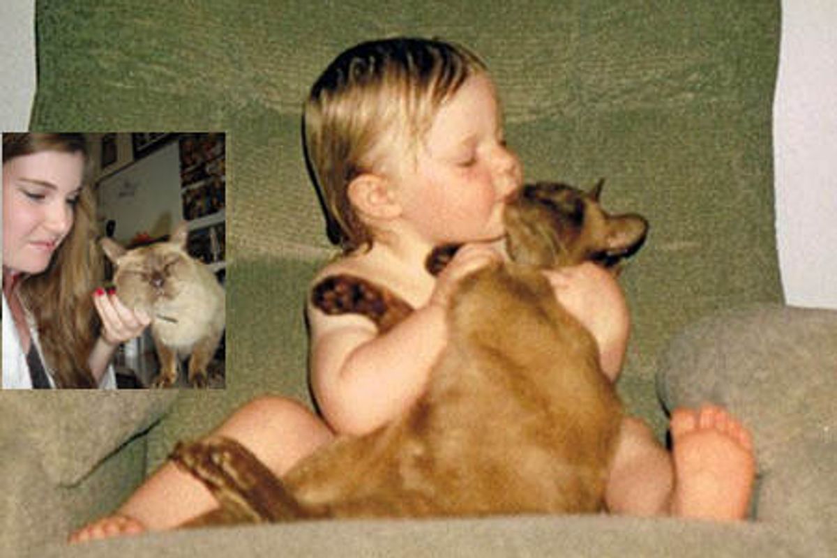 Girl and Kitty Best Friends for Almost 20 Years