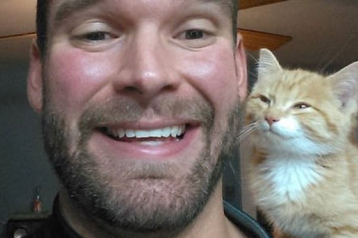 Stray Kitten Wanders Into A Man's Life