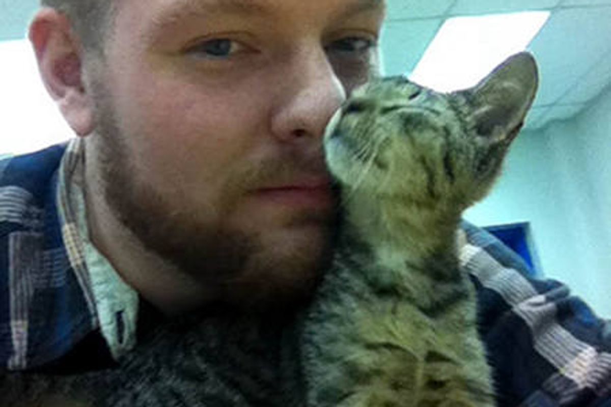 School Teacher Finds Stray Cat At Work