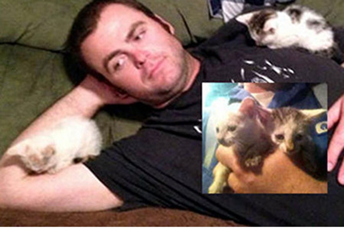 Oilfield Worker Rescues Kittens And Gives Them A Home