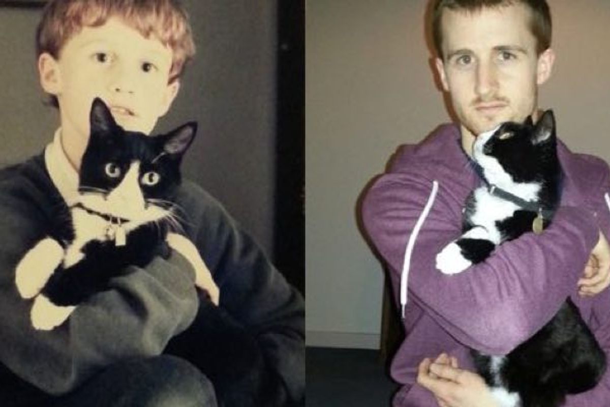 16 Years Of Friendship Between Cat And Her Human Best Friend